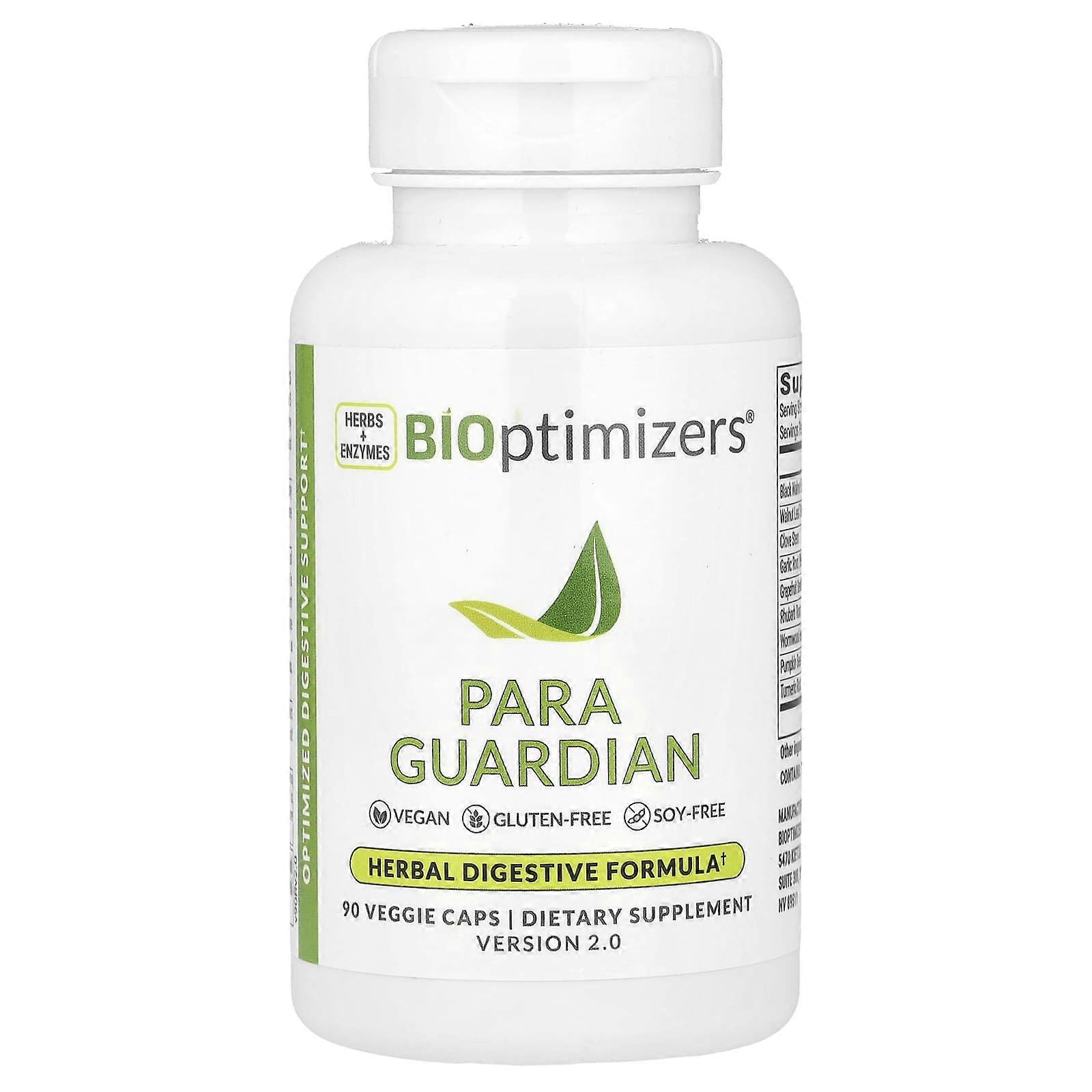 BIOptimizers, Para Guardian, 90 Veggie Caps
