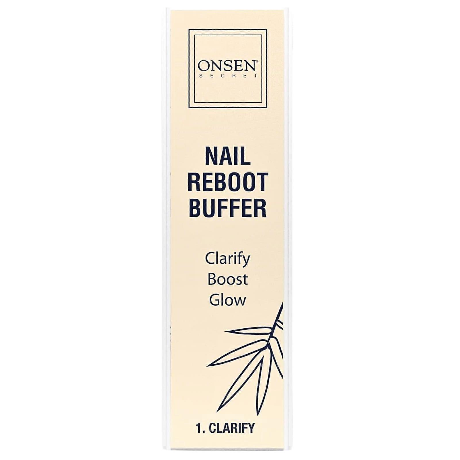 Onsen Secret, Nail Reboot Buffer, 3 Piece Set, 2-Pack