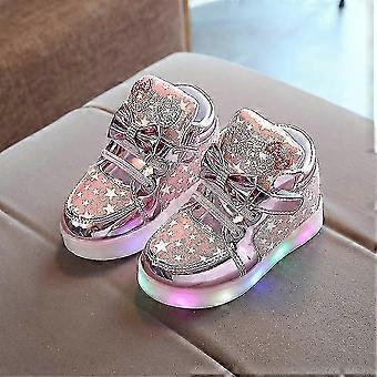 Light Up Chaussures ClignotantEs Respirantes Lumineuses Chaussures Décontractées Pour Enfants