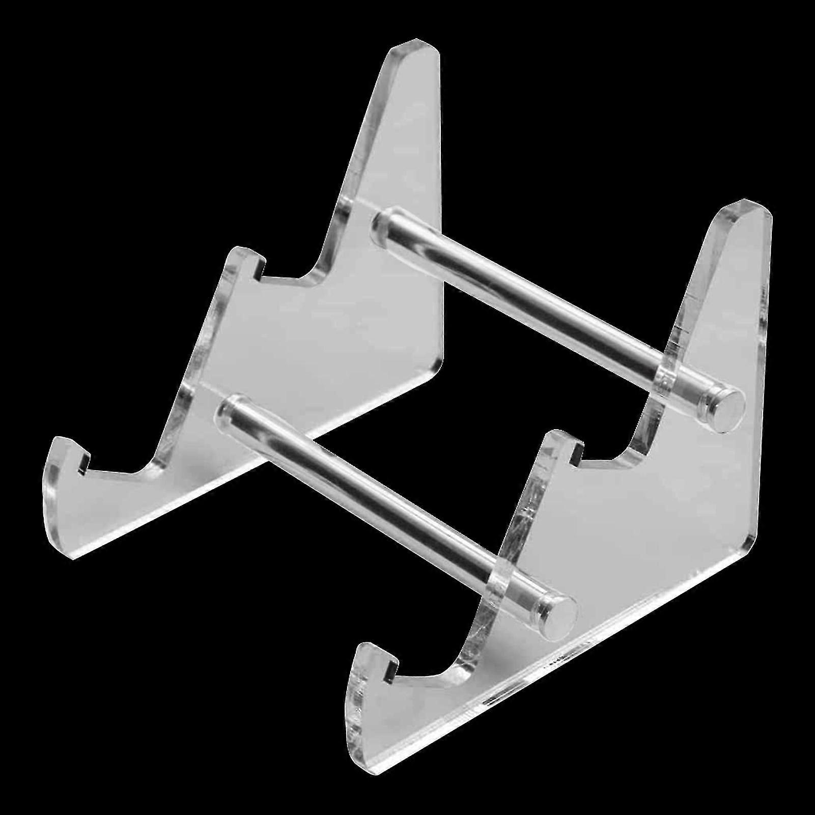 2 Tier Frame Decorative Riser Computer Mechanical Keyboard Stand Acrylic Holder