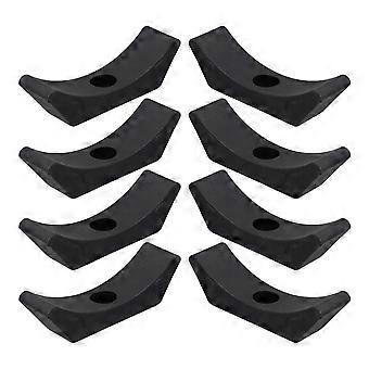 8pcs Plastic Weight Bar Rack Dumbbell Storage Stand Heavy-Duty Dumbbell Organizer Dumbbell Floor Holder Space-Saving Dumbbell Rack for Home Gym