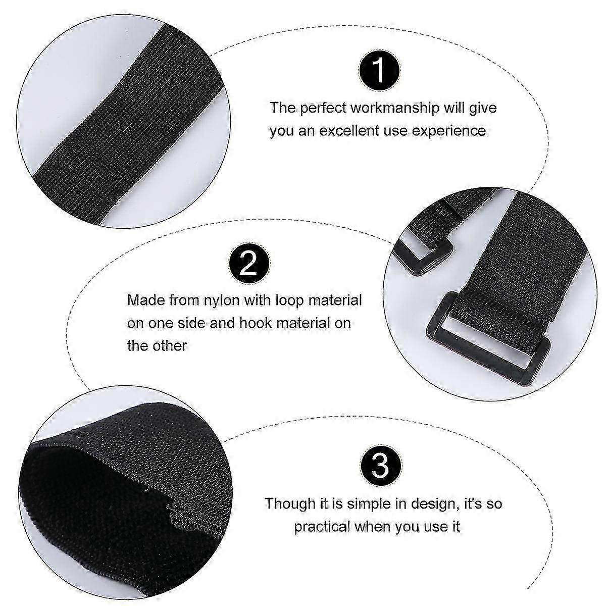 Sticky Strap Multifunctional Hook and Loop Tape for Daily Use 4Pcs