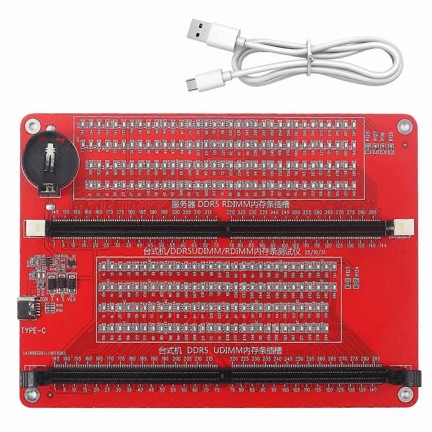 Desktop DDR5 UDIMM / RDIMM Memory Testing Tool 2 In 1