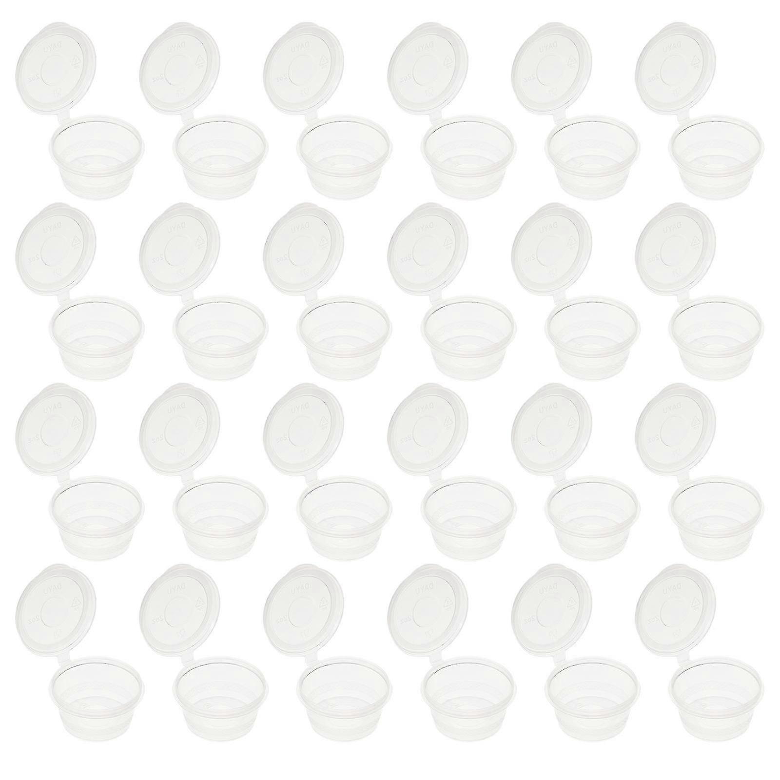 Takeaway Packaging Boxes Disposable Sauce Holder for 100Pcs