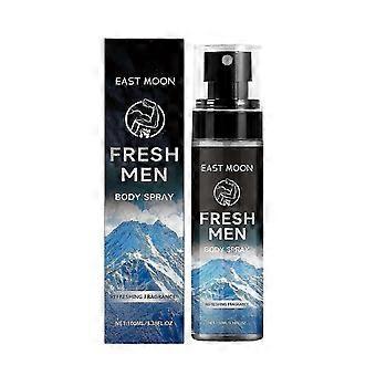 East Moon Men's Body Spray Moisturizing Fragrance Portable Elegant Charm Fresh Long-Lasting Cologne