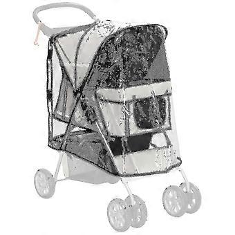 PawHut Dog Stroller Rain Cover With Rear Entry Waterproof Protection For Pet Pram Black Friday