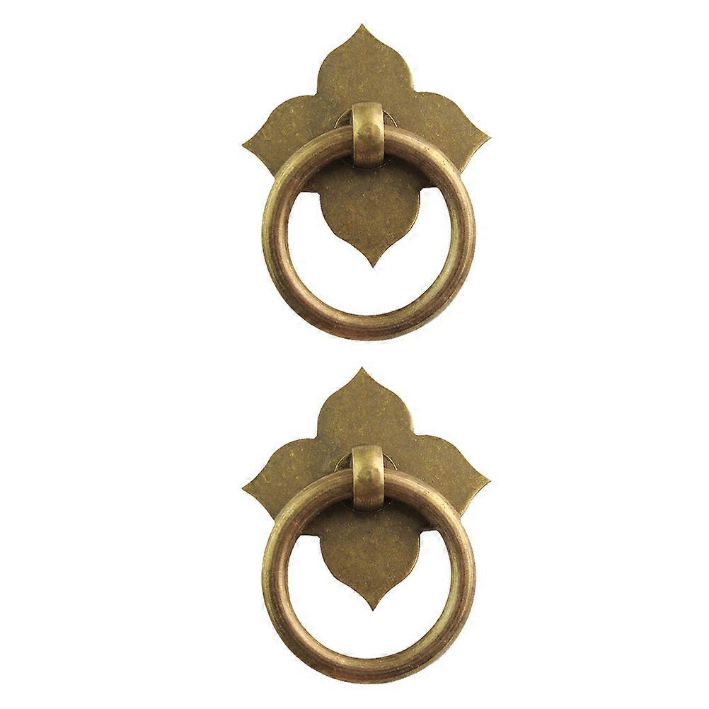 Decorative Four-Leaf Clover Cabinet Knobs for Household Use 2Pcs