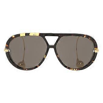 Bottega Veneta BV1273S 005 Full Rim Tortoise Women Pilot Sunglasses UV3 Original