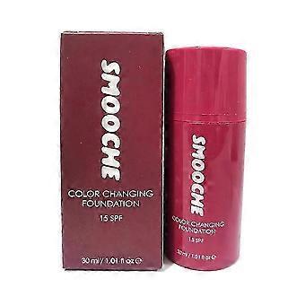 Smooche Foundation Korean, Smooche Colour Changing Foundation, Moisturizing Concealer Long-Lasting, Even Skin Tone for All Skin Types - 30ml-dxf