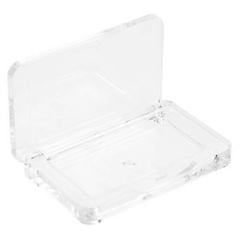 Transparent Makeup Palette Box for Storage with Blush Container