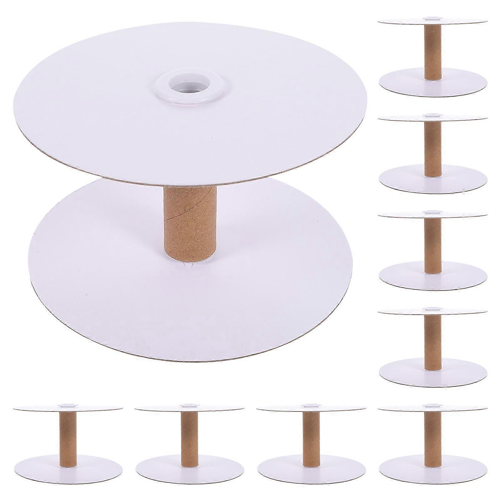 10Pcs Empty Wire Spools Removable Paper Sewing Spools Thread Spools Embroidery Weaving Bobbins