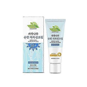 Birch Juice Gentle SPF Cream - Broad Spectrum Sun Protection, Deep Hydration with Hyaluronic Acid & Glycerin Stearate, Non-Sticky