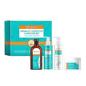 Argan Oil Moisturizing Hair Care Set Nourishing Care Smooth Shine Essence Hair Care Set