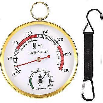 Sauna Thermometer Hygrometer Combo 2-in-1 Fahrenheit Hanging Temp Humidity Monitor