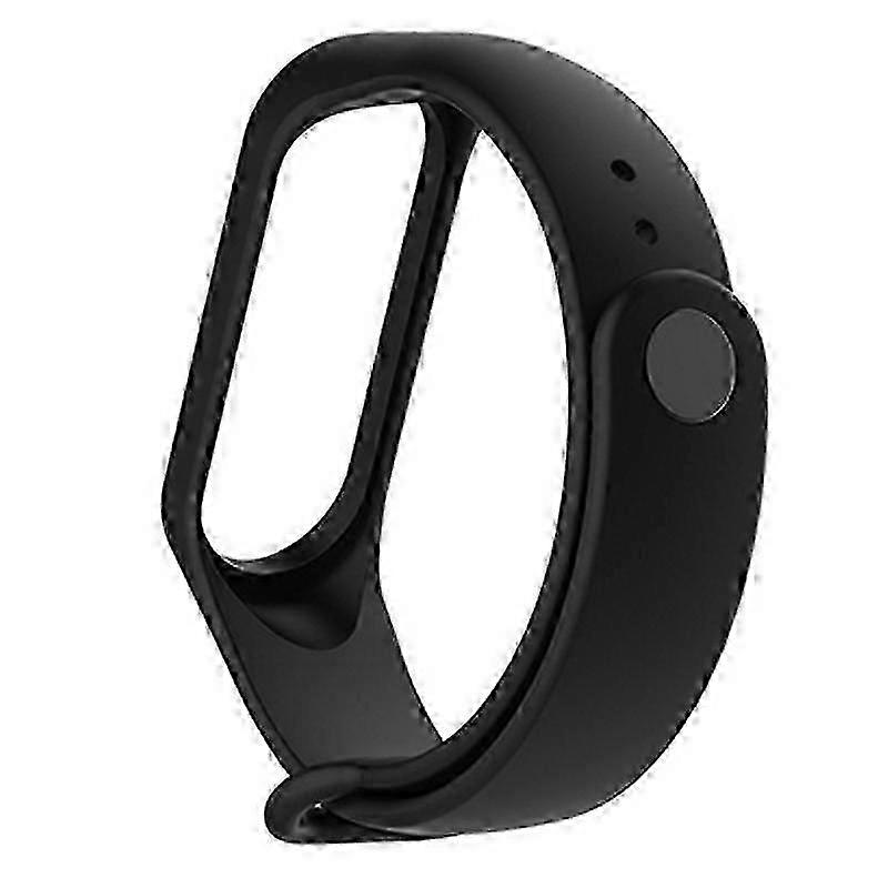 3/4 Compatible Soft Silicone Solid Color Smart Watch Band