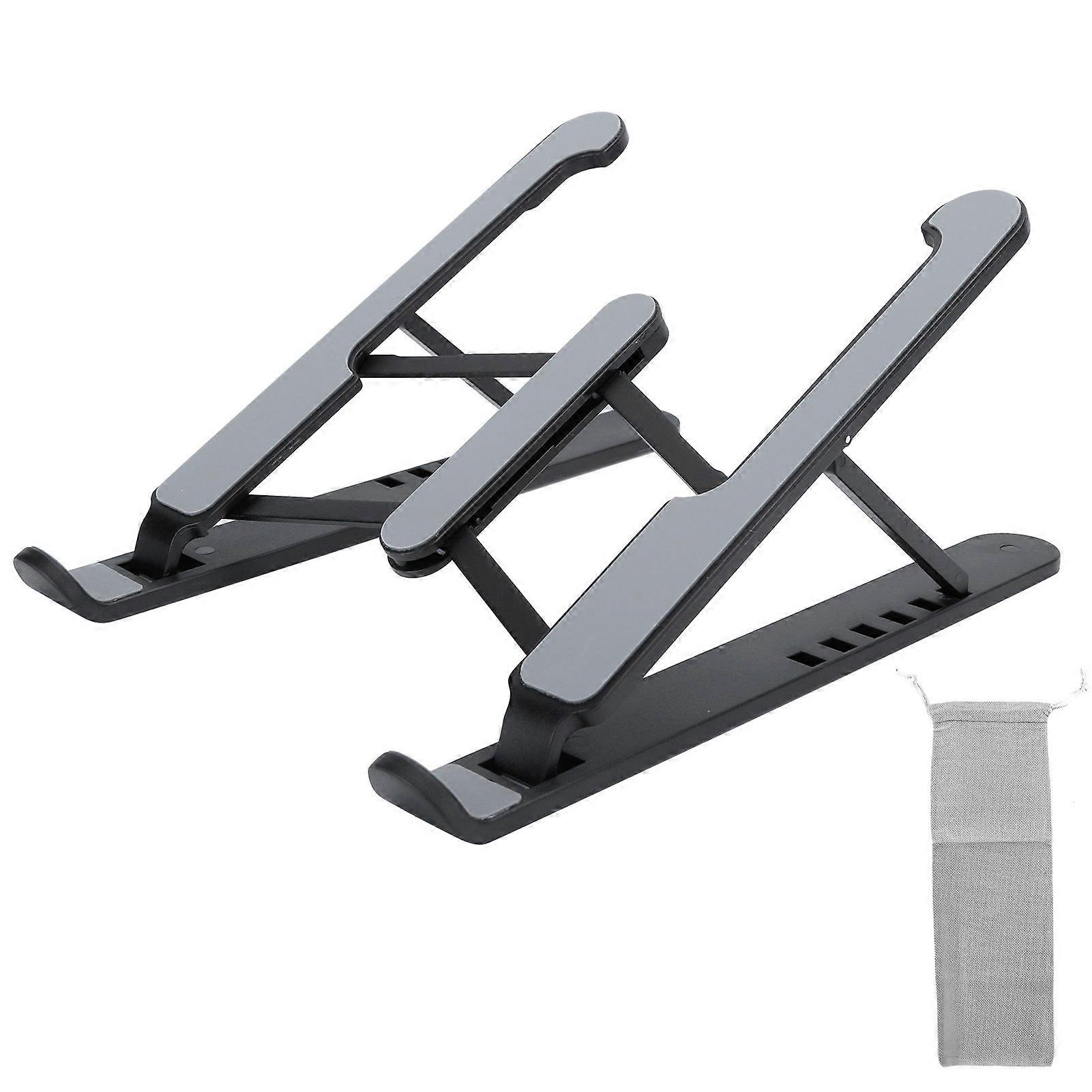 Notebook Stand MultiPosition Foldable Bracket 1117in Laptop Cooling Support Base Lift Riser(Black )
