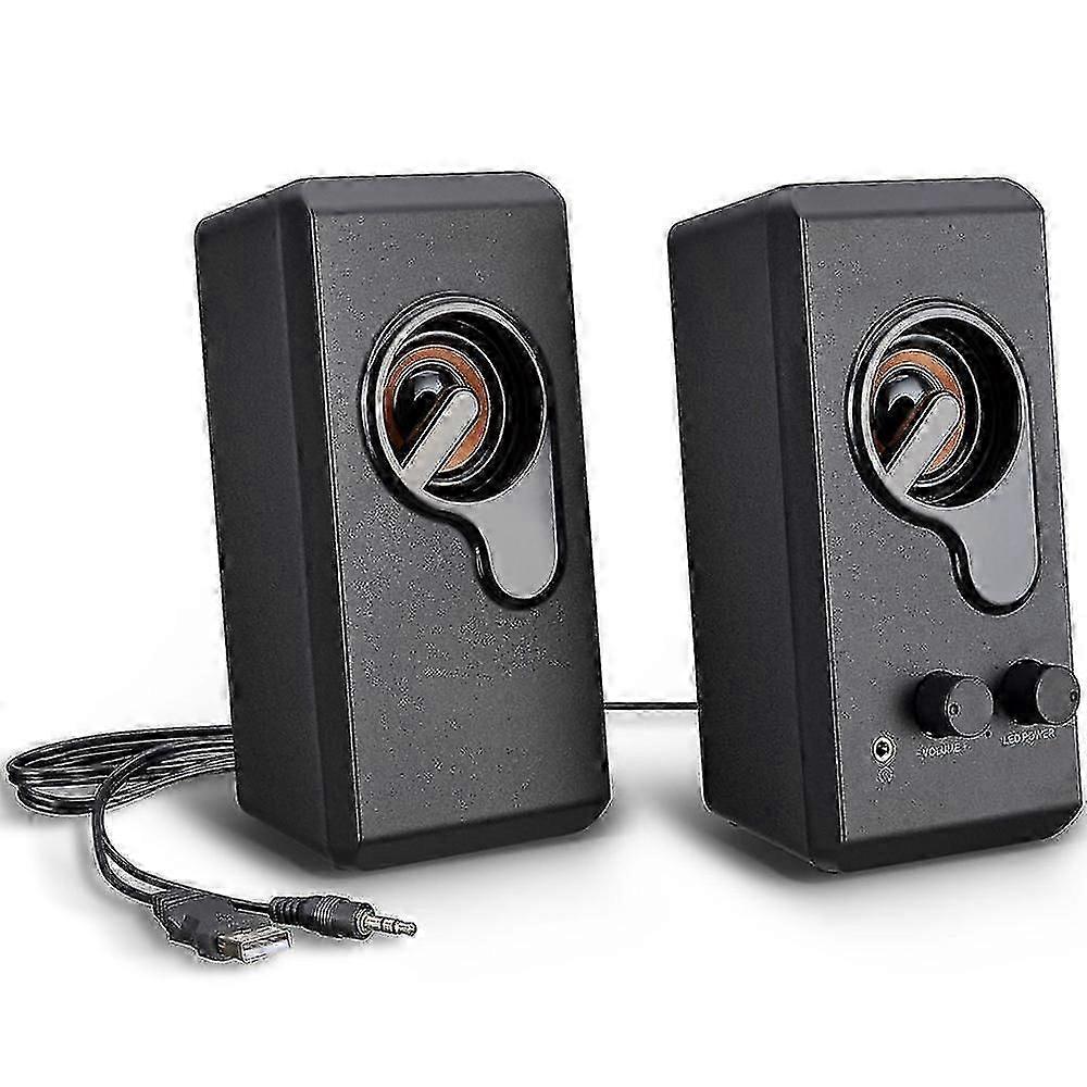 Computer Pc Speaker Stereo Sound Usb Powered Multimedia Speaker