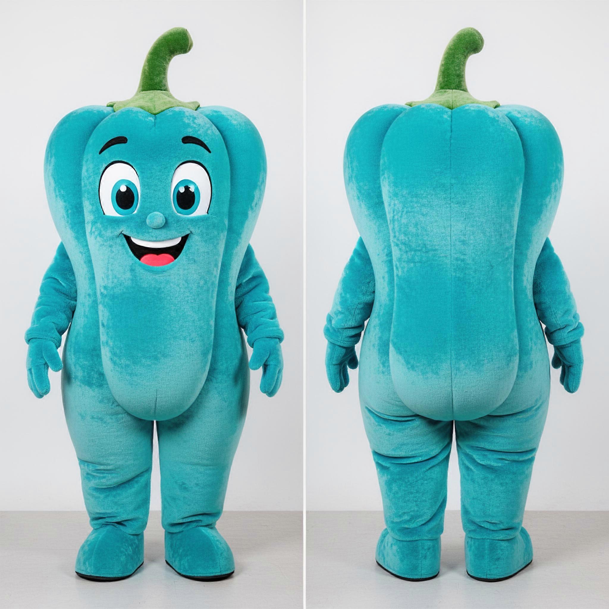 MASTICOT Cyan Vibrant Pepper Mascot