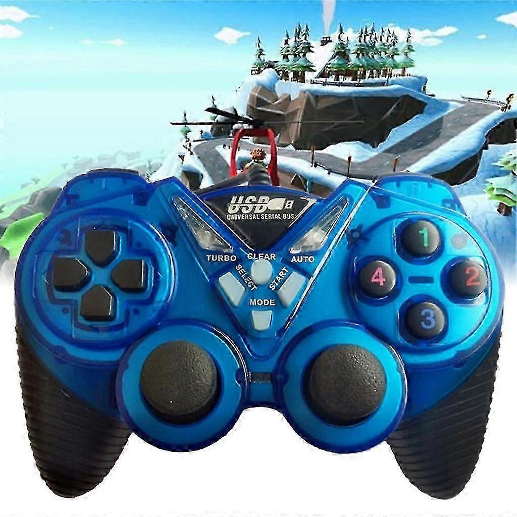 Usb Wired Game Controller Gamepad Joypad Laptop Pc Computer Accessories
