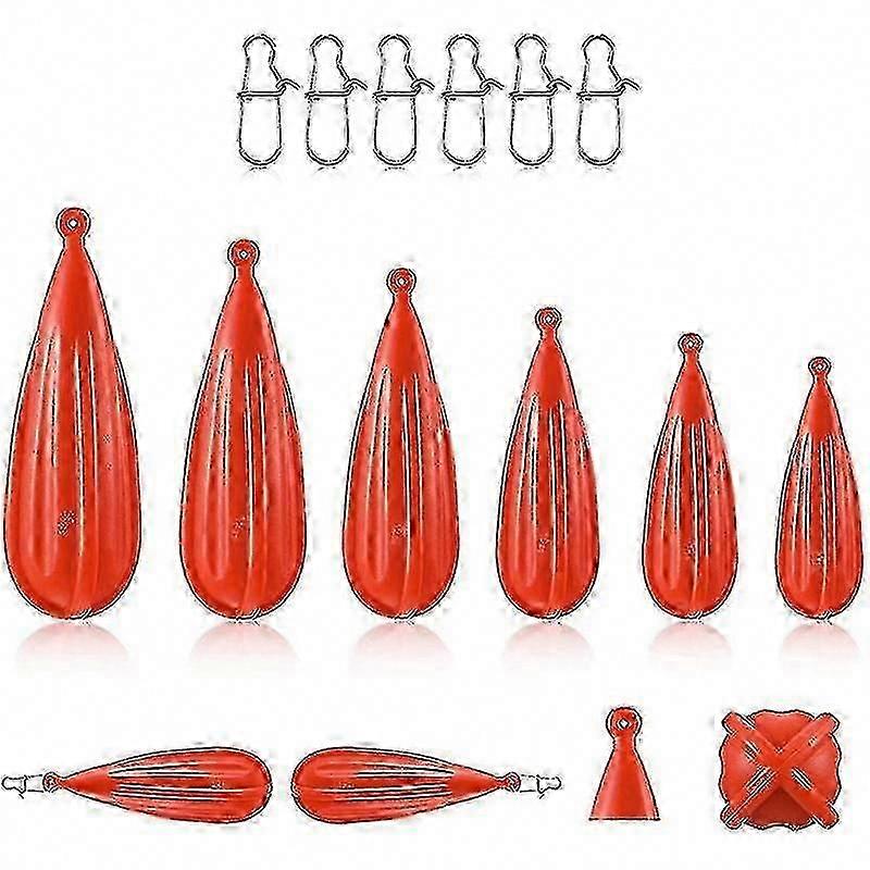 Fishing Practice Plug Lure 6Pcs compatible with Casting Skill Training Baitcasting Rubber Plug