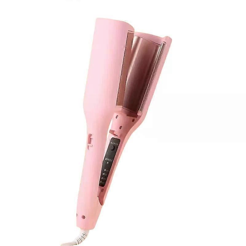 S-Shaped, Adjustable-Temperature, Ionic-Ceramic Wave Curling Iron