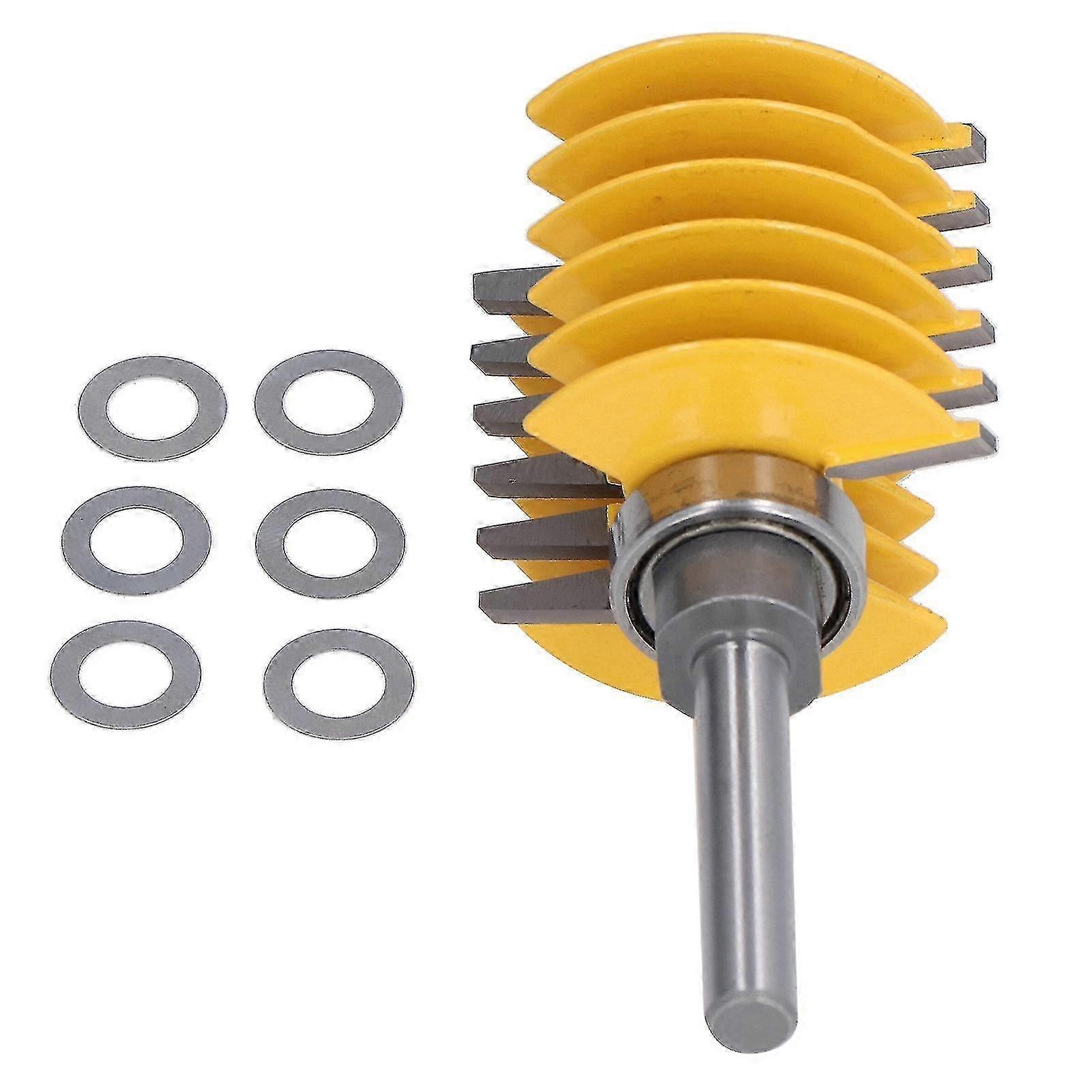 2-Flute 8mm Shank Adjustable Router Bit compatible with Woodworking Projects