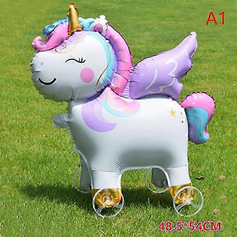 Walking Elephant Foil Balloon With Wheels