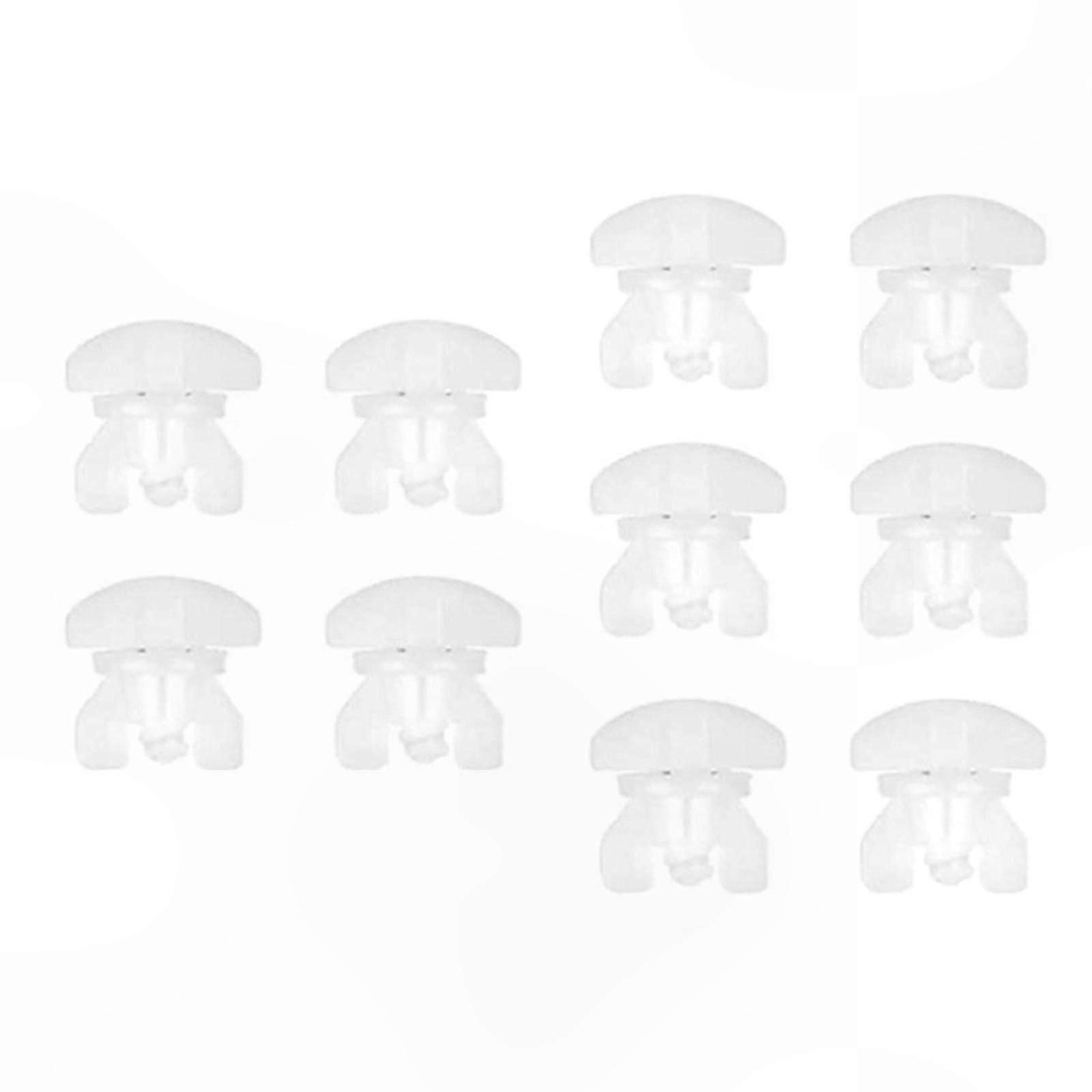 10-Pack Adjustable Curtain Track End Stops compatible with Efcompatible withtless Sliding and Quick Setup-Good