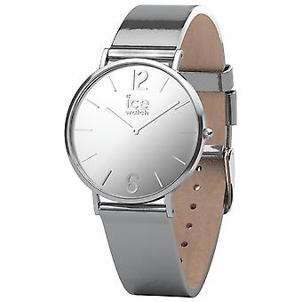 Ice laminated Quartz Analog Woman Watch with Ic015089 Synthetic Leather Bracelet