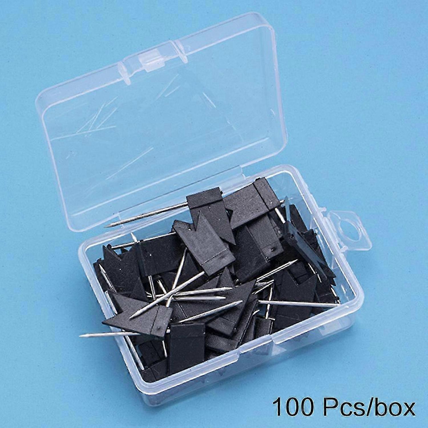 Bright Flag Map Pins with Storage