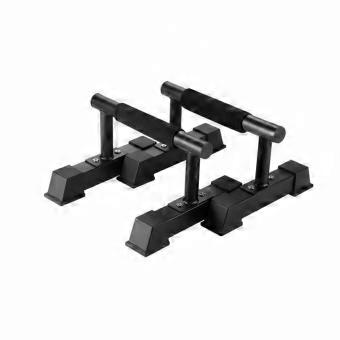2 Pieces H-Shaped Press-up Stand Non-Slip Base Calisthenics Floor Handles