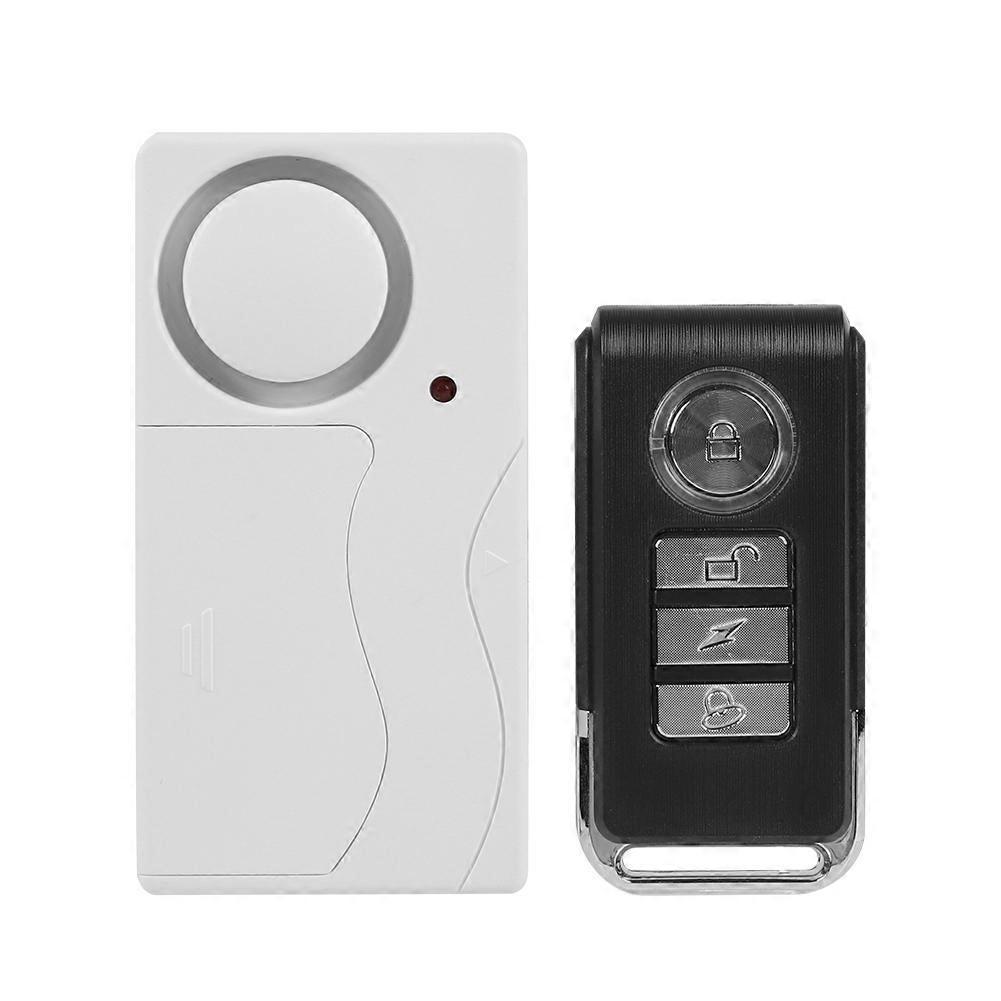 Wireless Door Burglar Alarm Security System Vibration Magnet Sensor   Remote Controller