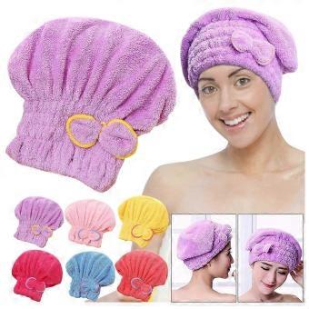 Quick Dry Coral Fleece Hair Turban Wrap