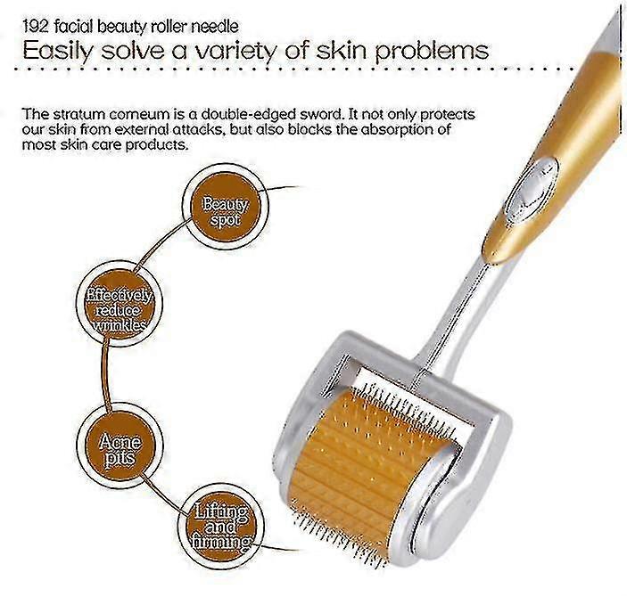 Rouleau De Mésothérapie (derma Roller) à Aiguilles - Soin Anti-rides Et Acné, Soin De La Peau