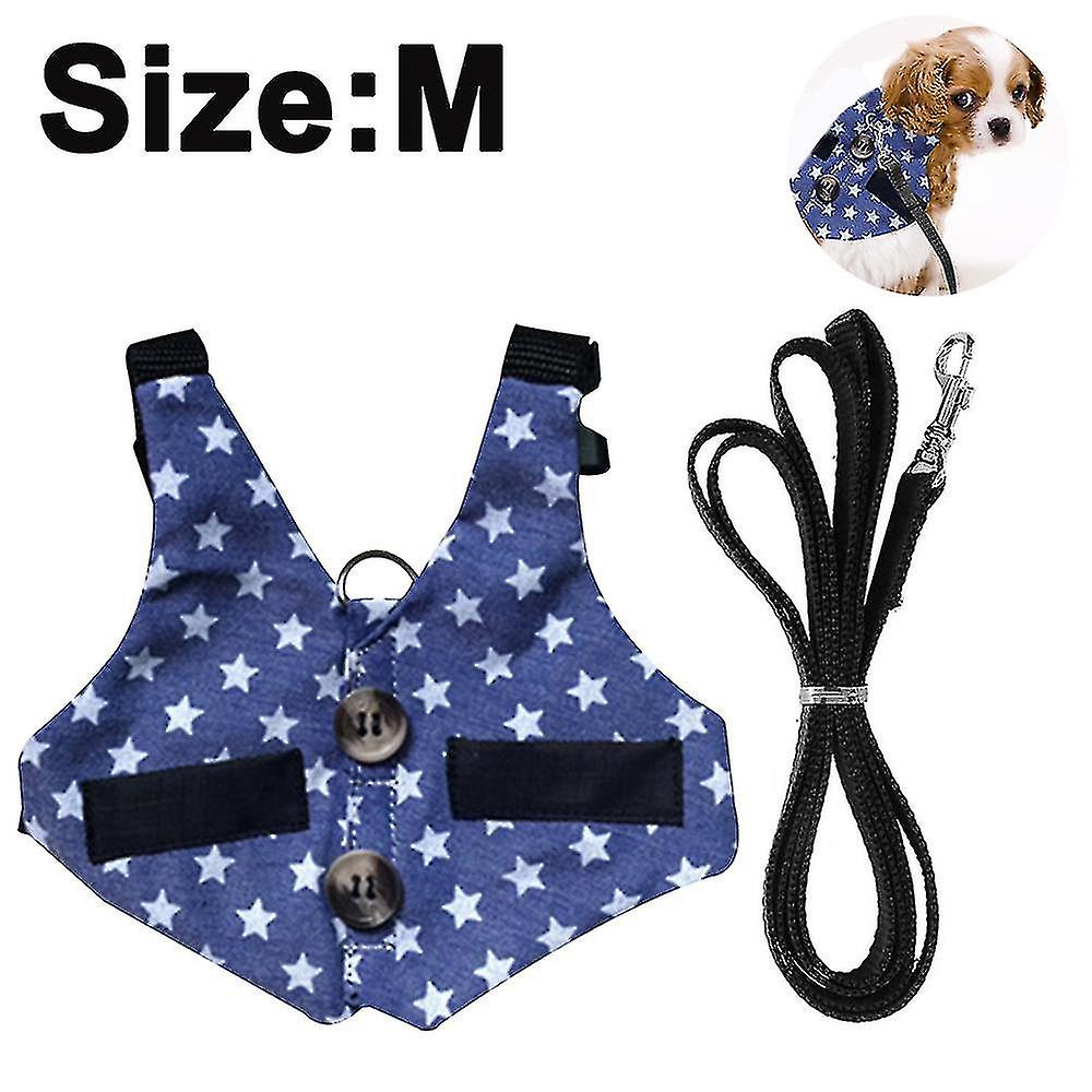 Rabbit Vest Harness And Leash Set Adjustable Formal Suit Style Bunny