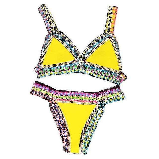 Handmade Knit Reversible Swimwear For