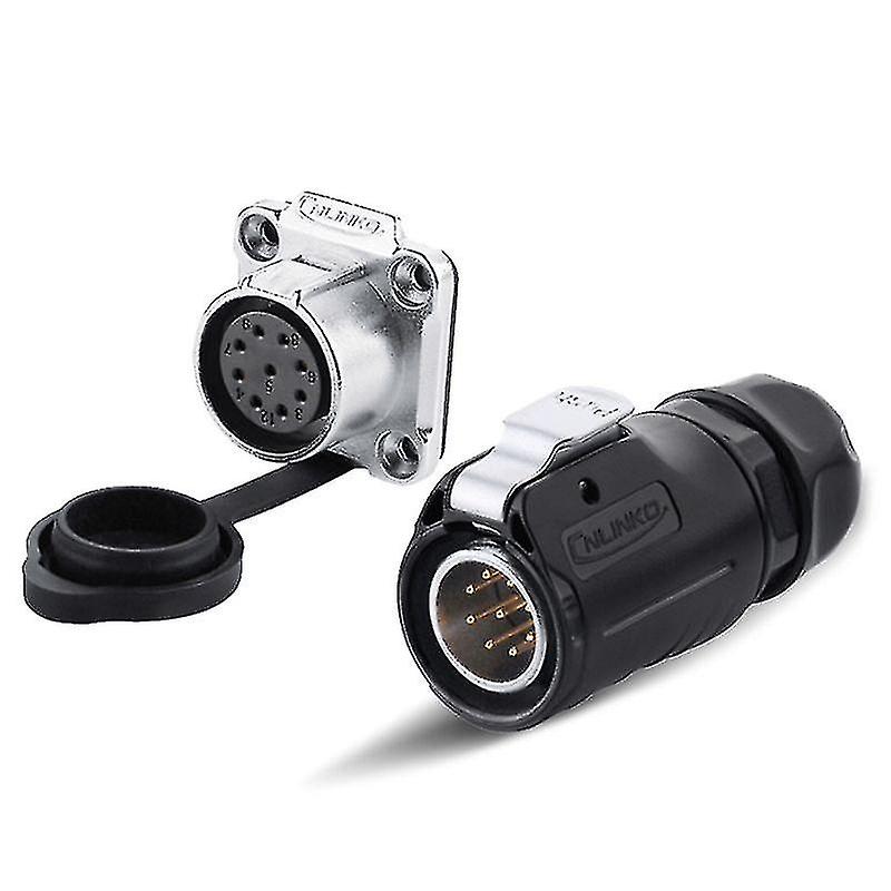Lp20 Dc Volt 2 3 4 5 7 9 12 Pin Circular Industrial Male/female Plug And Socket Solar Energy Dc Waterproof Connector-yu