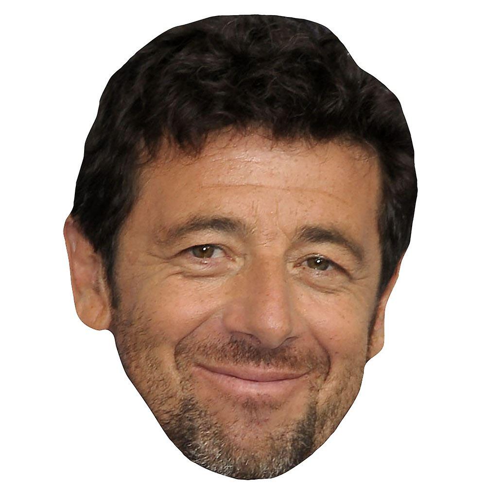 Patrick Bruel Celebrity Mask, Flat Card Face