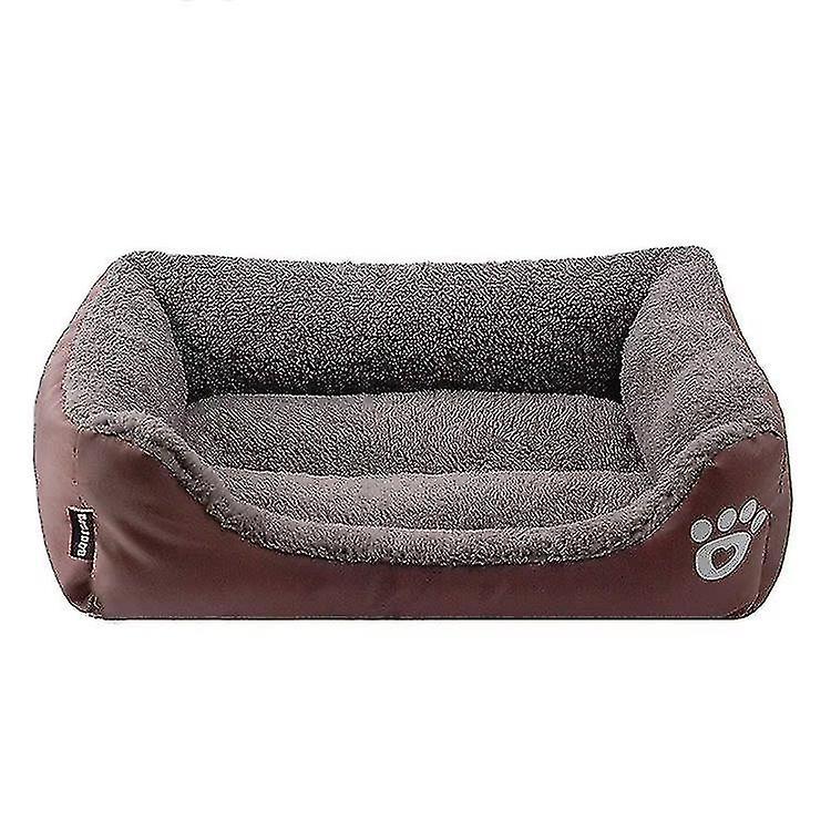 Lits pour chiens Pet Extra Large Cushion House Soft Warm Kennel Blanket Nest Lavable A02