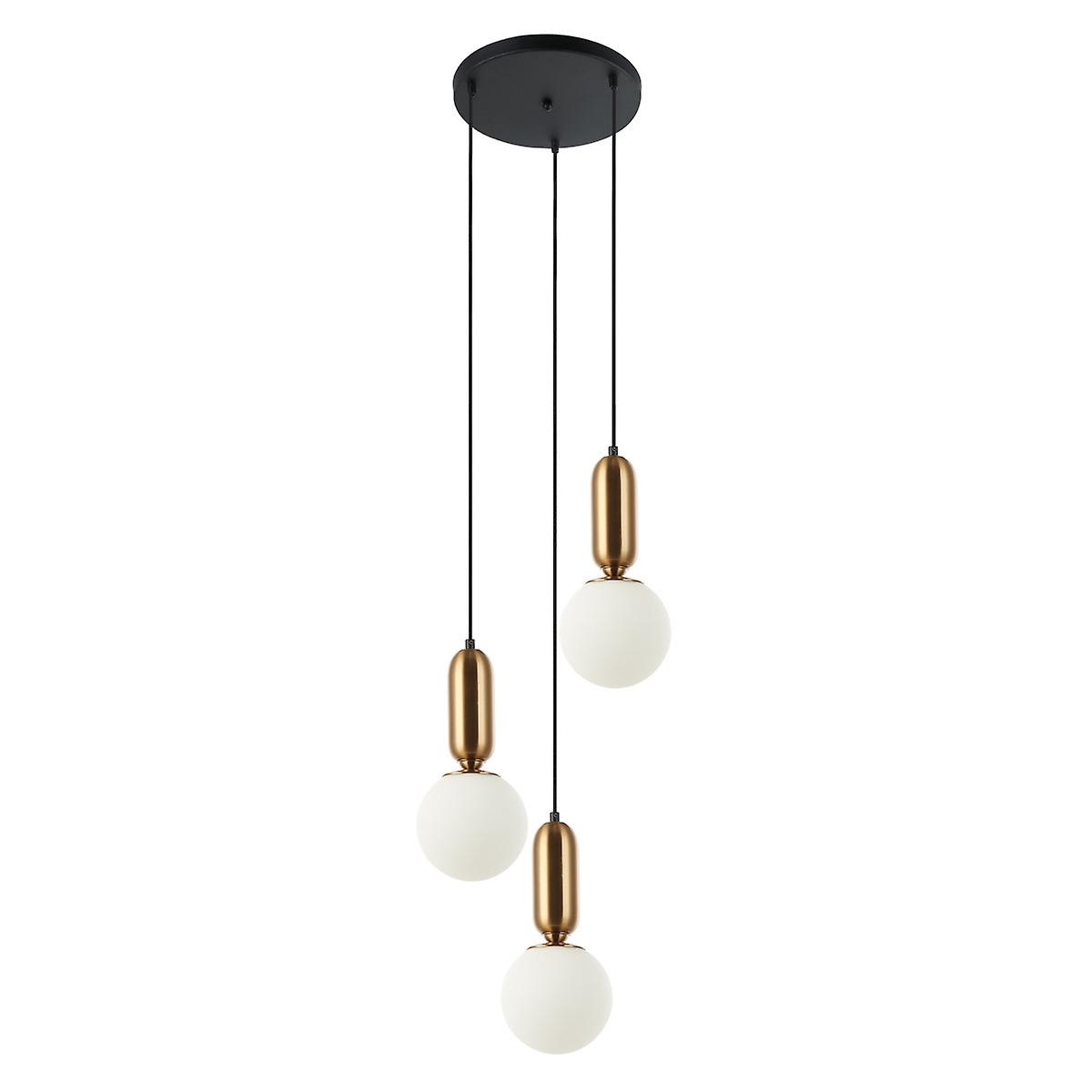 Aldeva Modern 3 Light Cluster Pendant Ceiling Light, E27