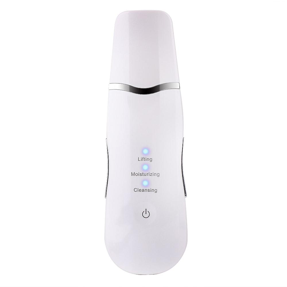 Rechargeable Ultrasonic Face Skin Scrubber Facial Cleaner Peeling Vibration Blackhead Removal Exfoliating Pore Cleaner Tools