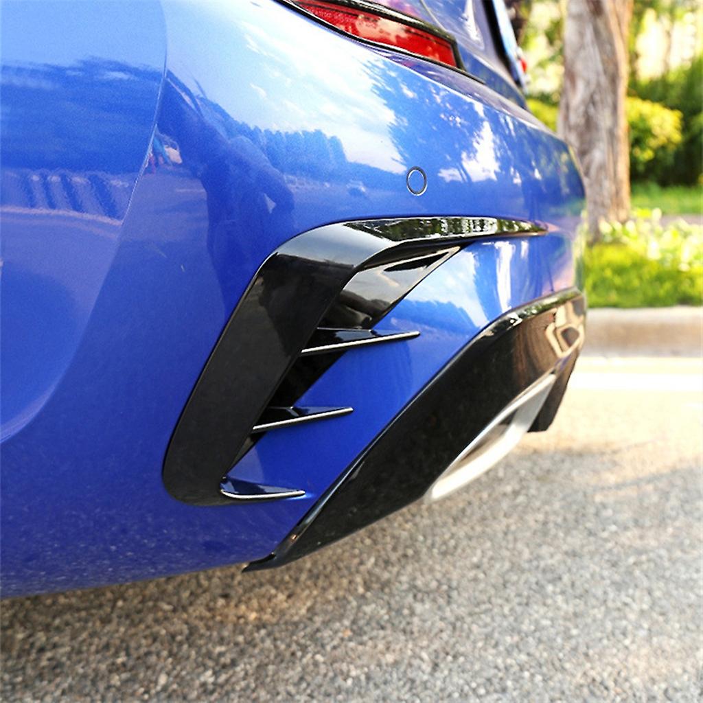 Diffuseur (jupe) Pare-chocs Arrière Oneway Pour BMW Série 3 G20/G21 2018-2022 - Noir Brillant, Plastique ABS