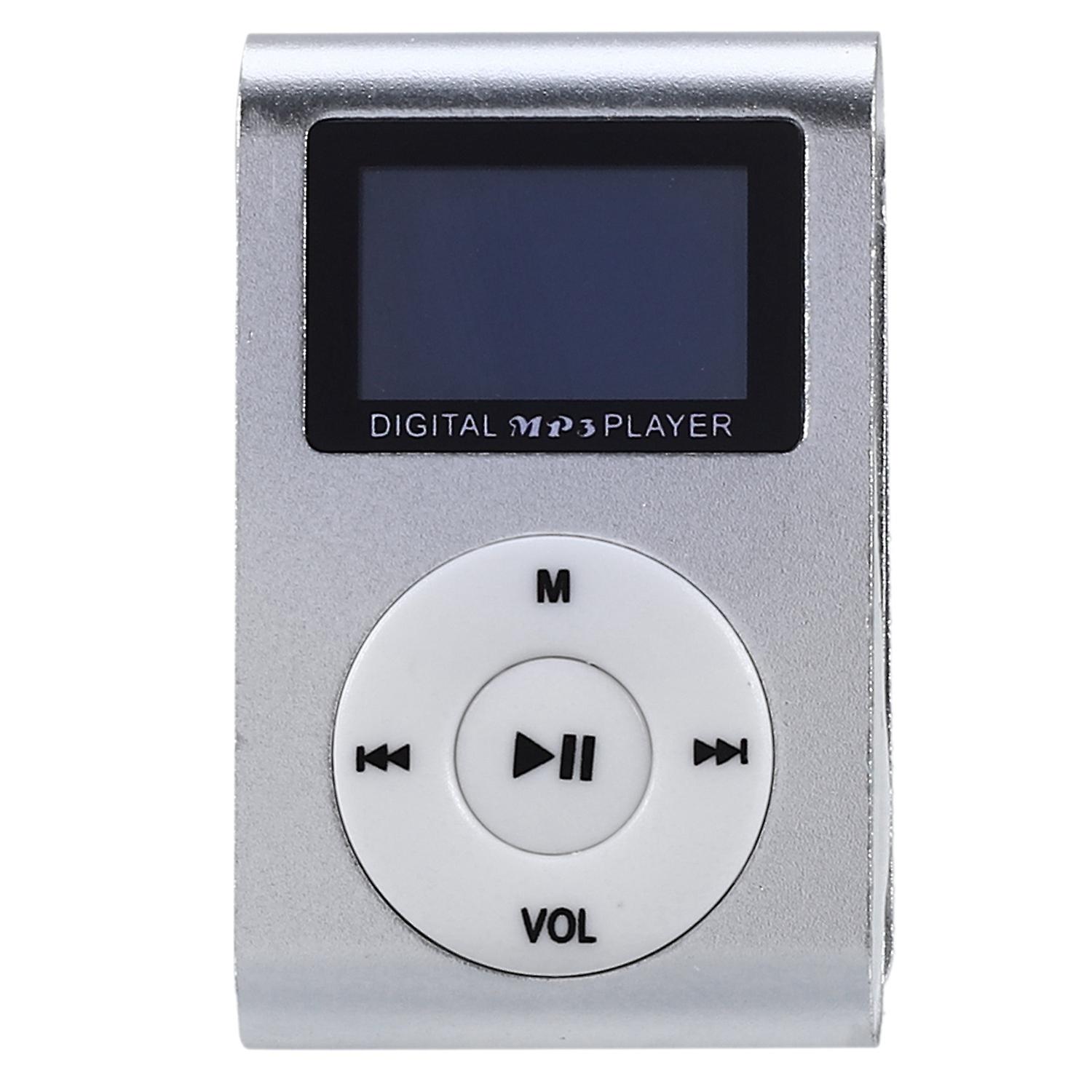 Mini USB Clip MP3 Player Video Screen Support 32GB -SD TF Card