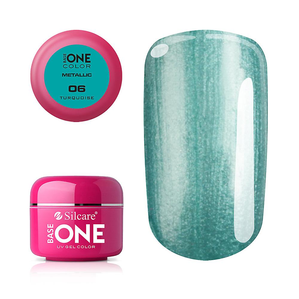 Base one-Metallic-Turquoise 5g gel UV