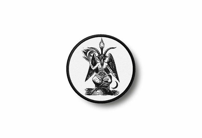 Patch Ecusson Brode Prints Thermocollant Biker Baphomet Wiccan Pagan Templar