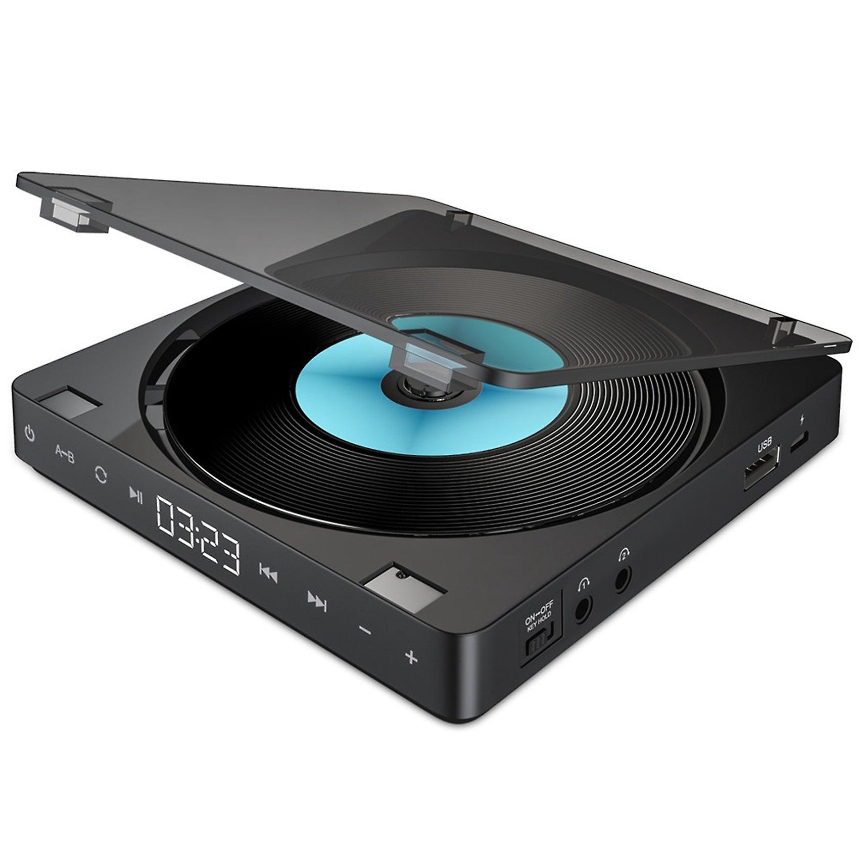 Compact Sports Portable Cd Player Touch Button Rechargable Disc Player Reproductor Cd Double Headphones Cd Walkman