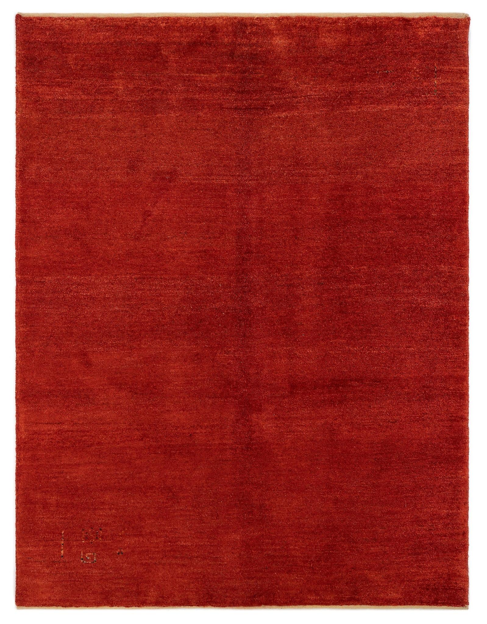 Vidal Gabbeh 155x204 with Red Hand knotted Central Asia Rug
