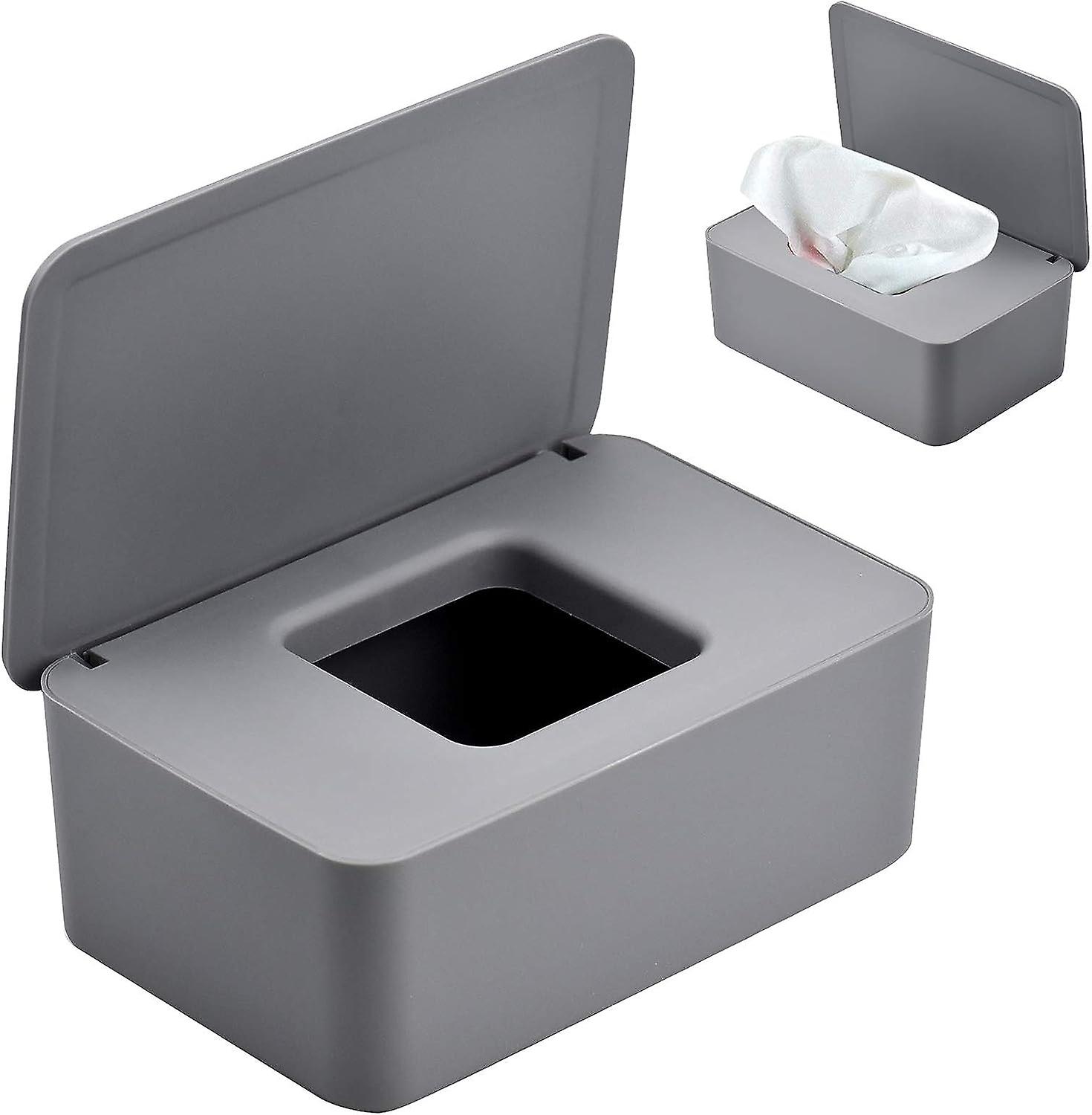 Damp Wet Wipes Dispenser Tissue Box Holder with Lid Baby Dustproof Storage Box for Easy Towel Extraction