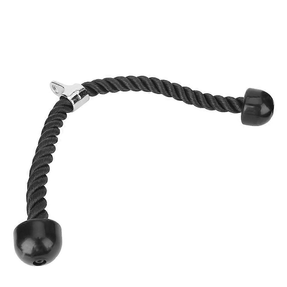 Triceps Pull Rope,Black Nylon Biceps Triceps Gym Equipment Biceps Pull Rope Maximized Efficiency