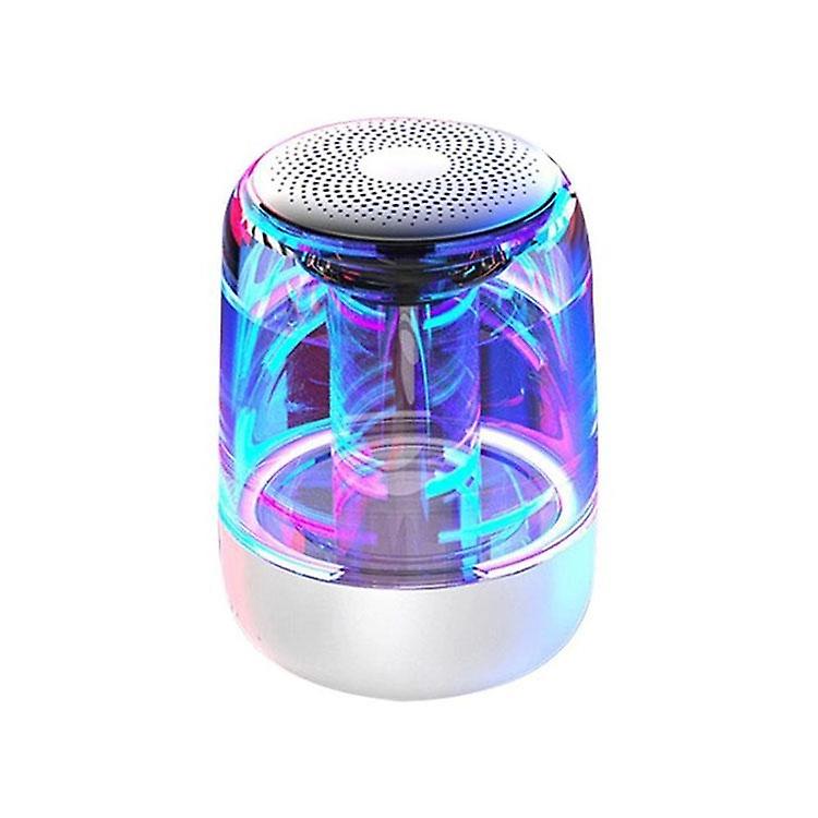 C7 Bluetooth 5.0 Speaker Transparent LED Luminous Subwoofer